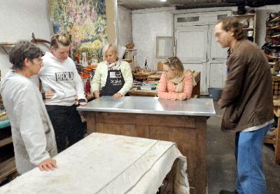 stages comptoir zingu&eacute;,formations autour du zinc,customisation zinc,upcycling zinc